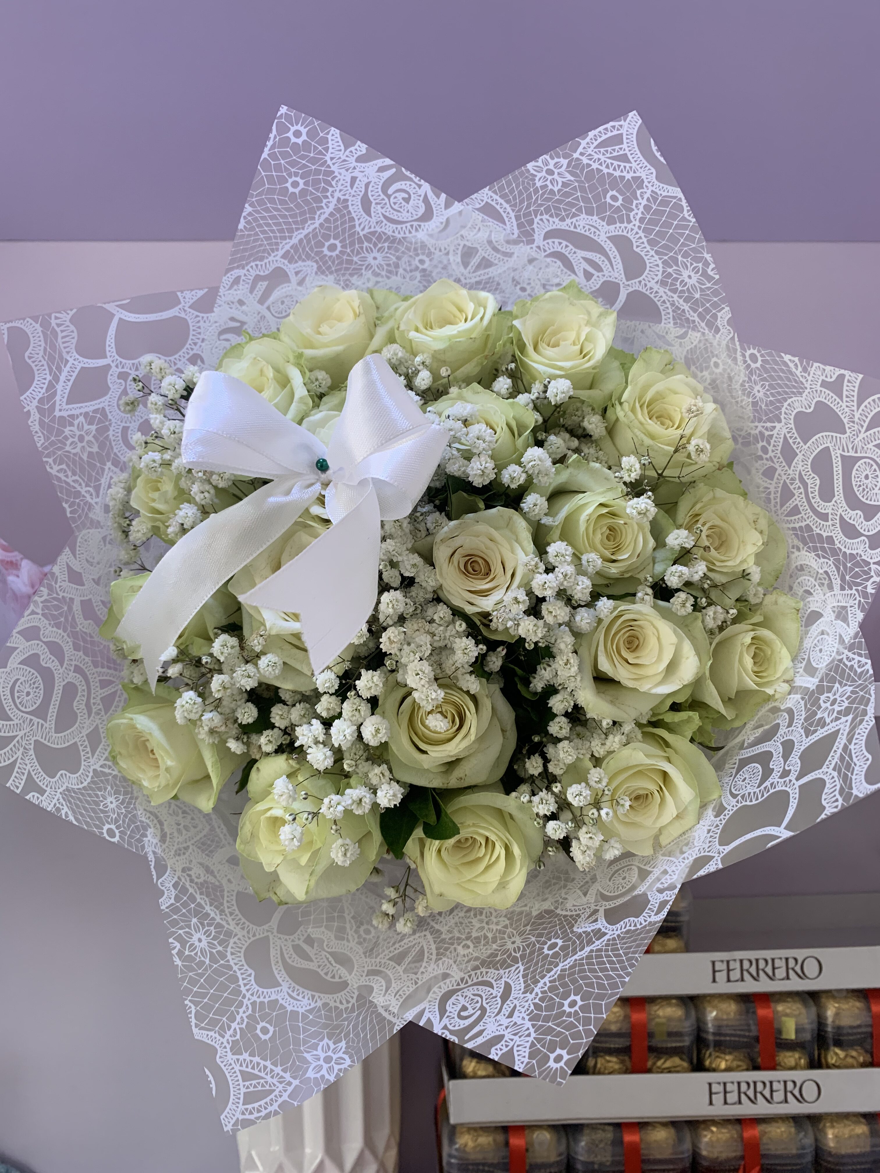 White flowers